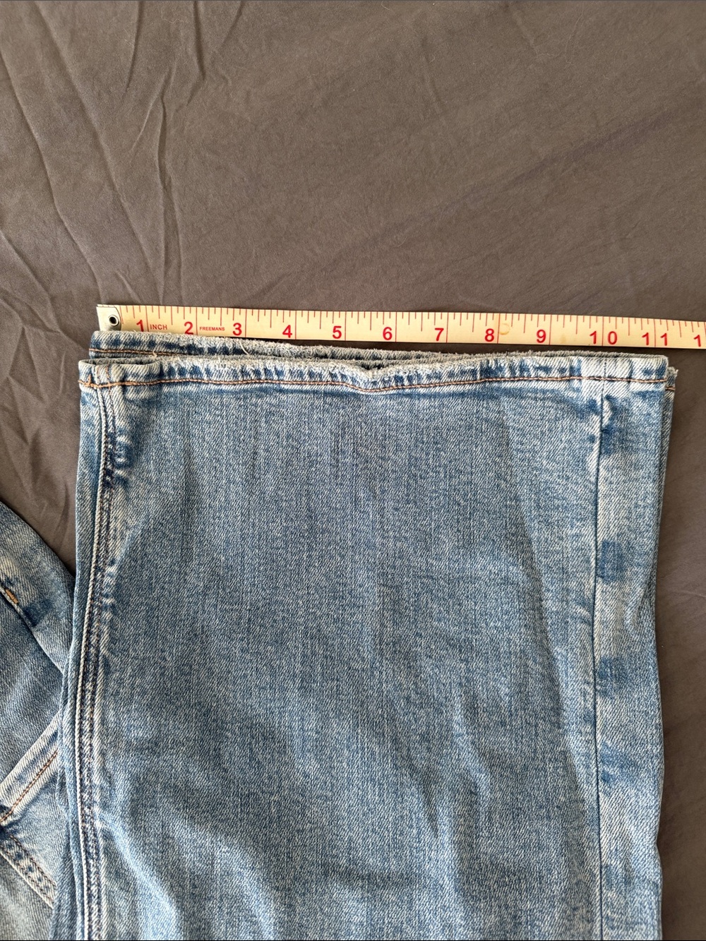 NWT - AE - Curvy Super High-waisted Baggy Wide-leg Cargo Jean - Picture 6 of 6